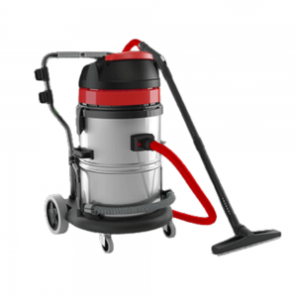 Aspiratore solidi/liquidi 2400W da 62 litri + accessori